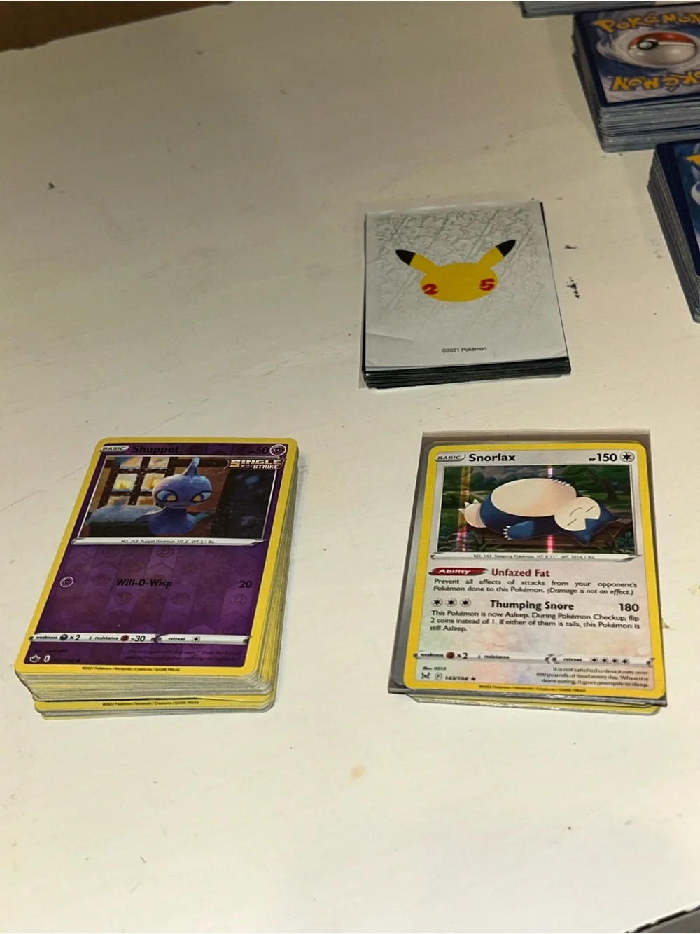 Lot Of 500+ Total Pokémon Cards Including Sleeves And Accessories / 514+ Cards
